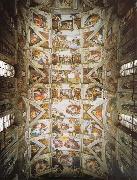 Michelangelo Buonarroti, plfond of the Sixtijnse chapel Rome Vatican